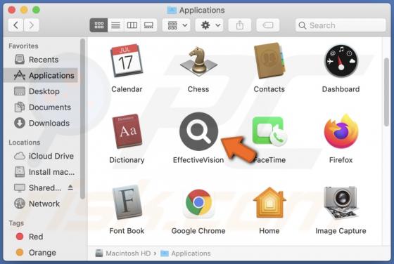 EffectiveVision Adware (Mac)