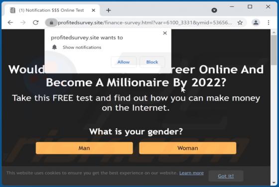 Profitedsurvey.site Ads