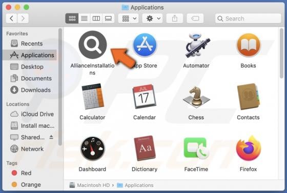 AllianceInstallations Adware (Mac)