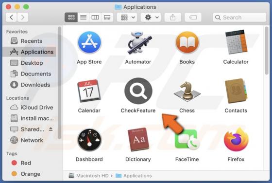 CheckFeature Adware (Mac)