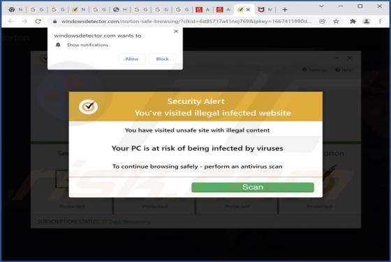Windowsdetector.com Ads