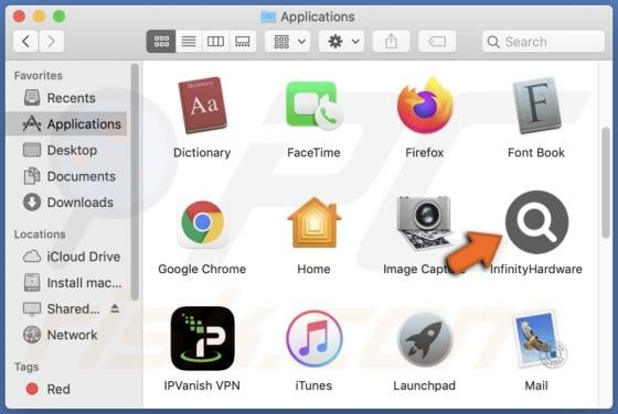 InfinityHardware Adware (Mac)