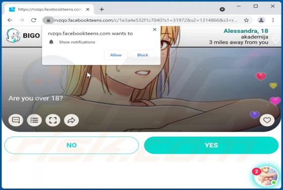 Facebookteens.com Ads