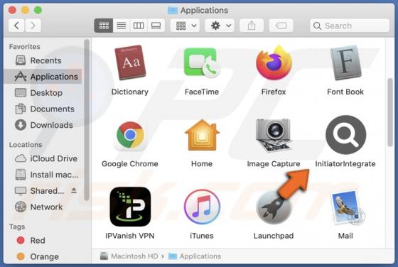 InitiatorIntegrate Adware (Mac)