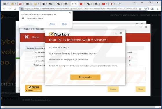 Universal-current.com Ads
