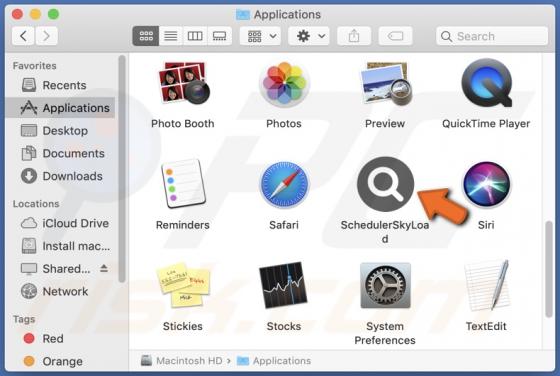 SchedulerSkyLoad Adware (Mac)