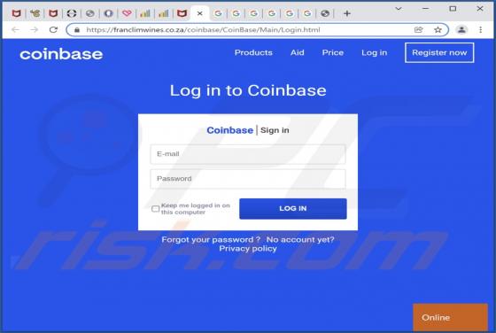 Coinbase POP-UP Scam