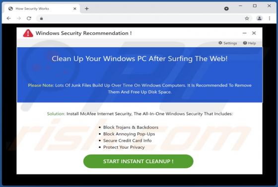 Clean Up Your Windows PC After Surfing The Web! POP-UP Scam