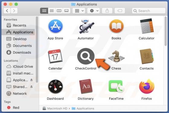 CheckControl Adware (Mac)