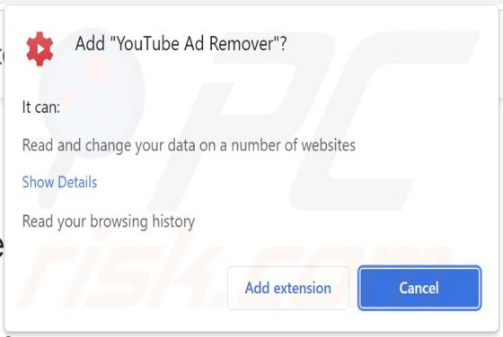YouTube Ad Remover Adware