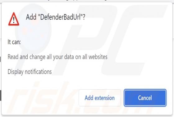 DefenderBadUrl Adware