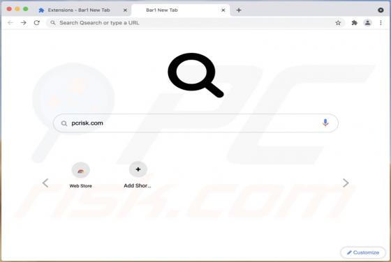 Bar1 New Tab Browser Hijacker (Mac)