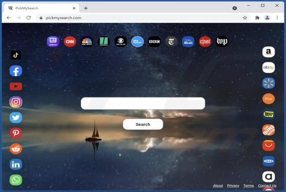 PickMySearch Browser Hijacker