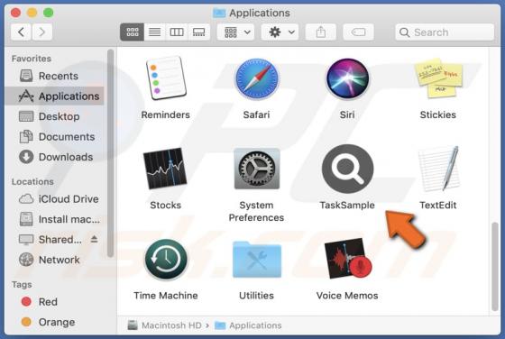 TaskSample Adware (Mac)
