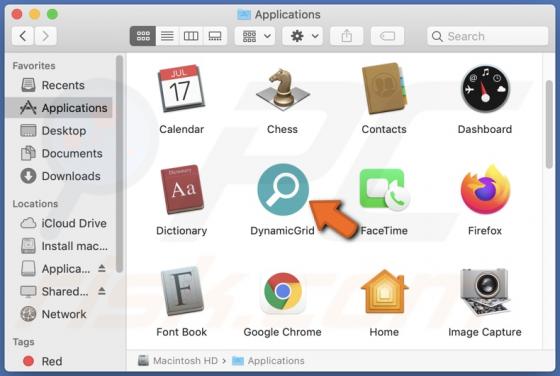 DynamicGrid Adware (Mac)