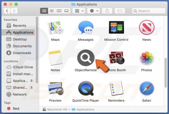 ObjectRemote Adware (Mac)