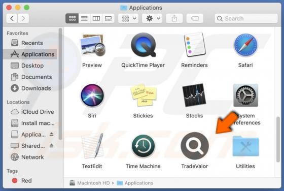 TradeValor Adware (Mac)