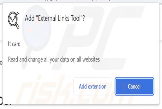 External Links Tool Adware