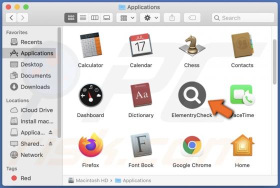 ElementryCheck Adware (Mac)