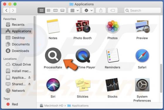 ProcessRate Adware (Mac)