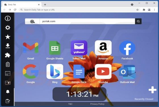 Daily Tab Browser Hijacker