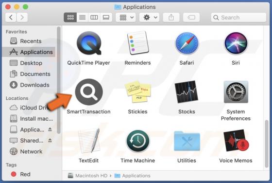 SmartTransaction Adware (Mac)