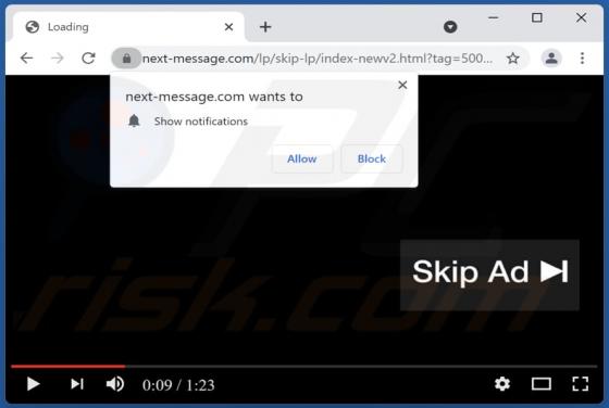 Next-message.com Ads