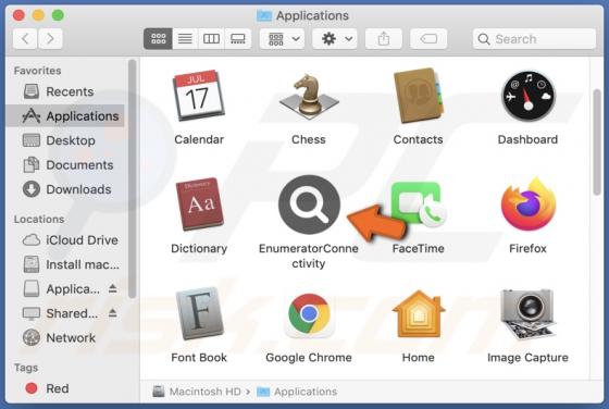 EnumeratorConnectivity Adware (Mac)