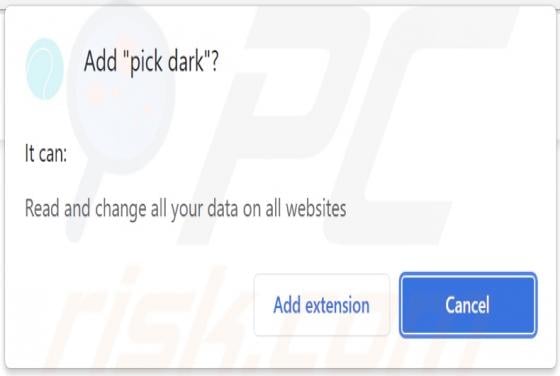Pick Dark Browser Hijacker