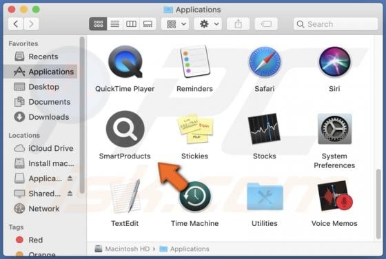 SmartProducts Adware (Mac)