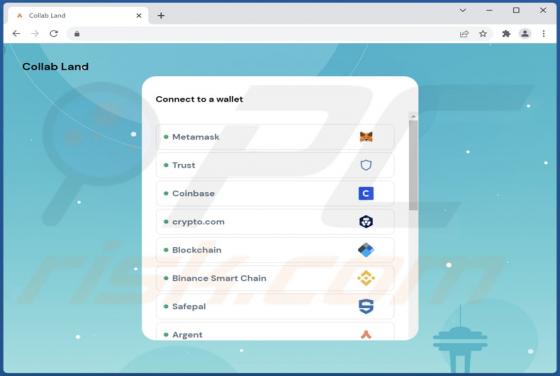 Collab Land POP-UP Scam