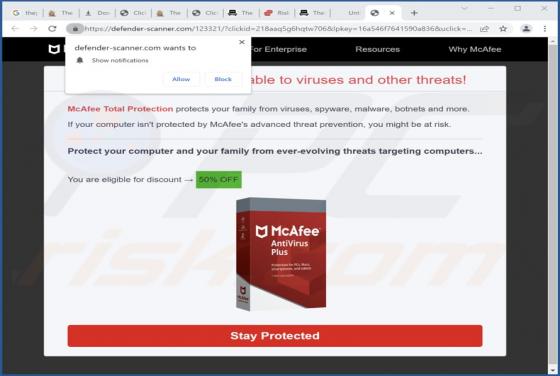 Defender-scanner.com Ads