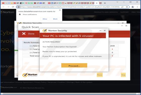 Datadefenceservice.com Ads
