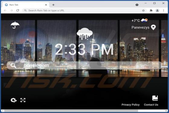 Rain Tab Browser Hijacker