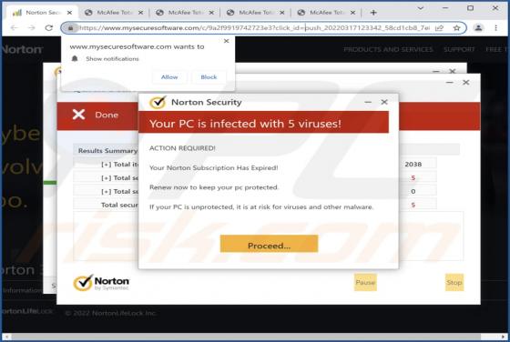 Mysecuresoftware.com Ads