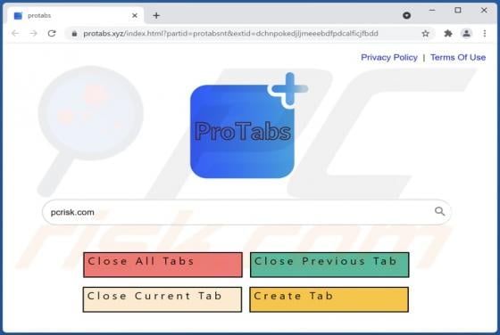 ProTabs New Tab Browser Hijacker
