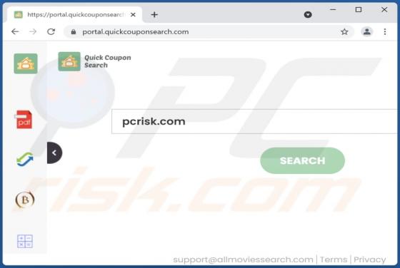 QuickCouponSearch Browser Hijacker