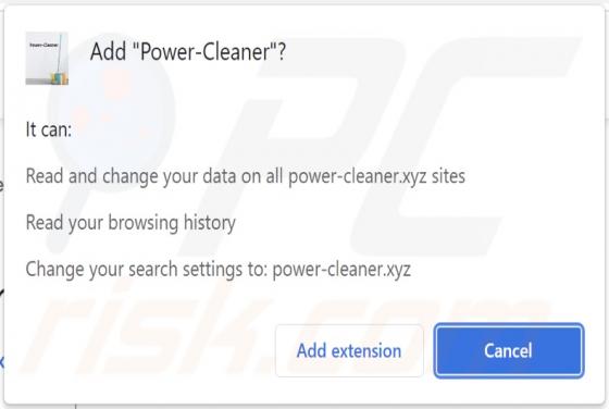 Power-Cleaner Browser Hijacker