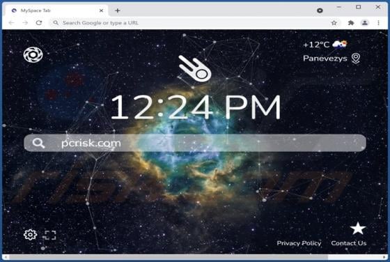 MySpace Tab Browser Hijacker