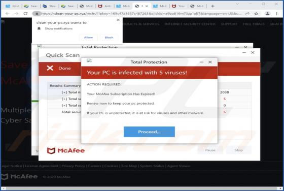 Clean-your-pc.xyz Ads