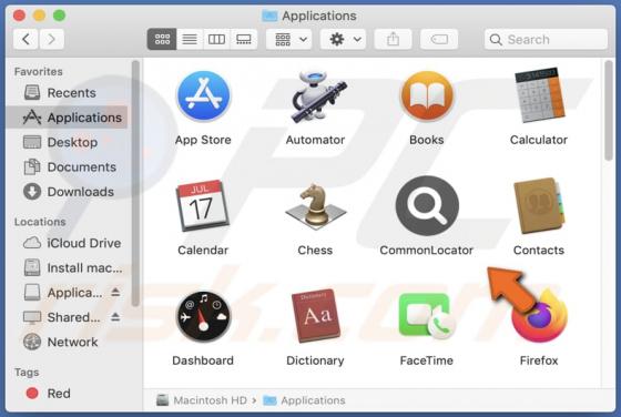 CommonLocator Adware (Mac)