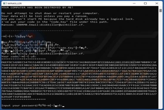 WINKILLER Ransomware