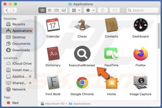 ExecutiveBrowser Adware (Mac)