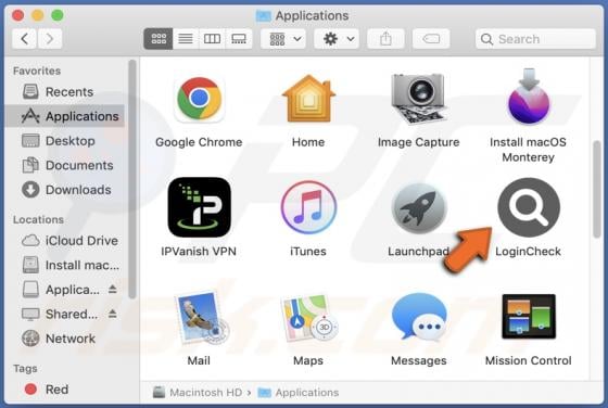 LoginCheck Adware (Mac)