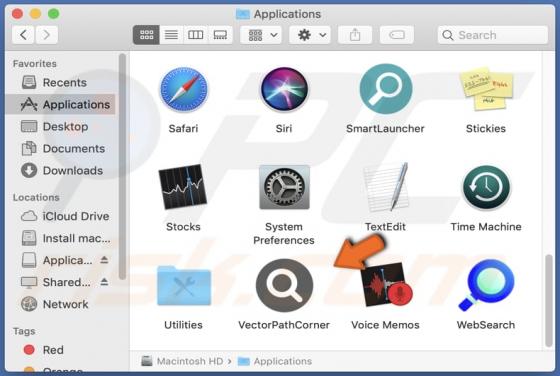 VectorPathCorner Adware (Mac)