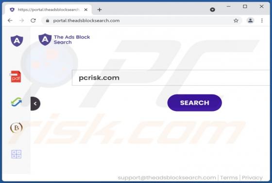 TheADSBlockSearch Browser HIjacker