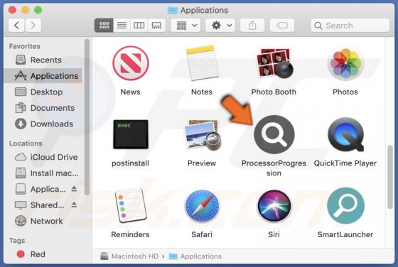 ProcessorProgression Adware (Mac)