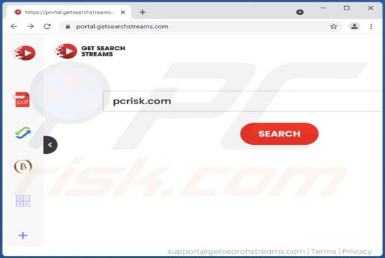 GetSearchStreams Browser Hijacker