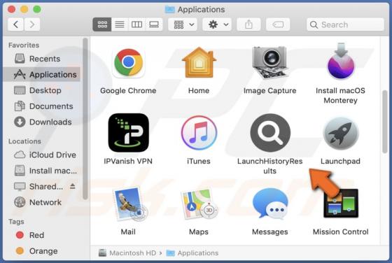LaunchHistoryResults Adware (Mac)