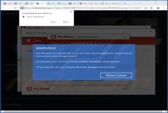 Scanandclean.xyz Ads